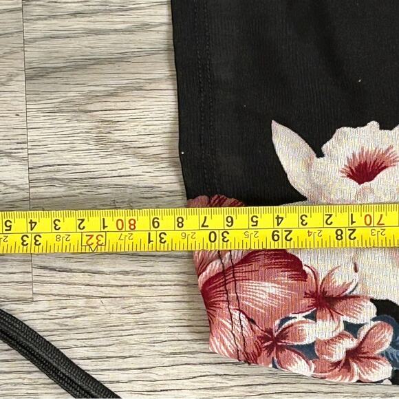 Charlotte Russo Floral Black Spaghetti Strap Dress Sz S - Picture 4 of 8